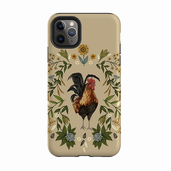 Handy Use iPhone Tough Case - Rooster By Jade Mosinski