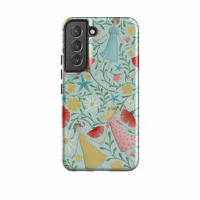 Samsung Tough Case - Midsummer Dance Blue By Maja Lindberg Trendy Aesthetic