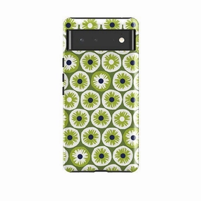 Google Tough Case -  Penny Flowers Green By Ali Brookes Durable Protection Layer