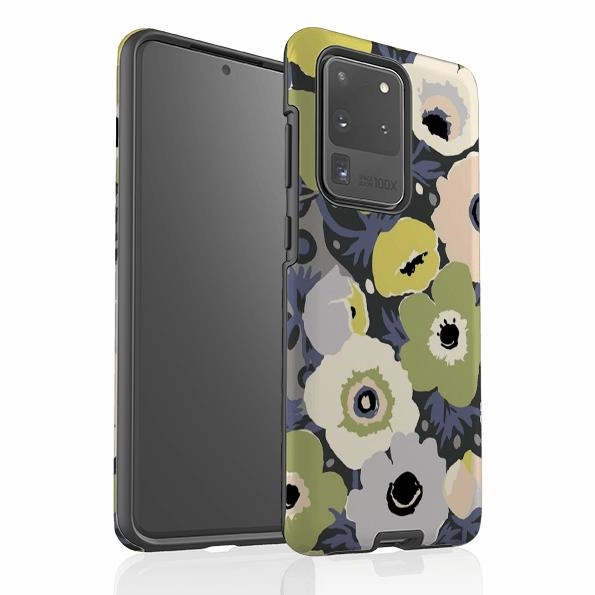 Samsung Tough Case - Windflowers Urbane By Sarah Campbell Ergonomic grip