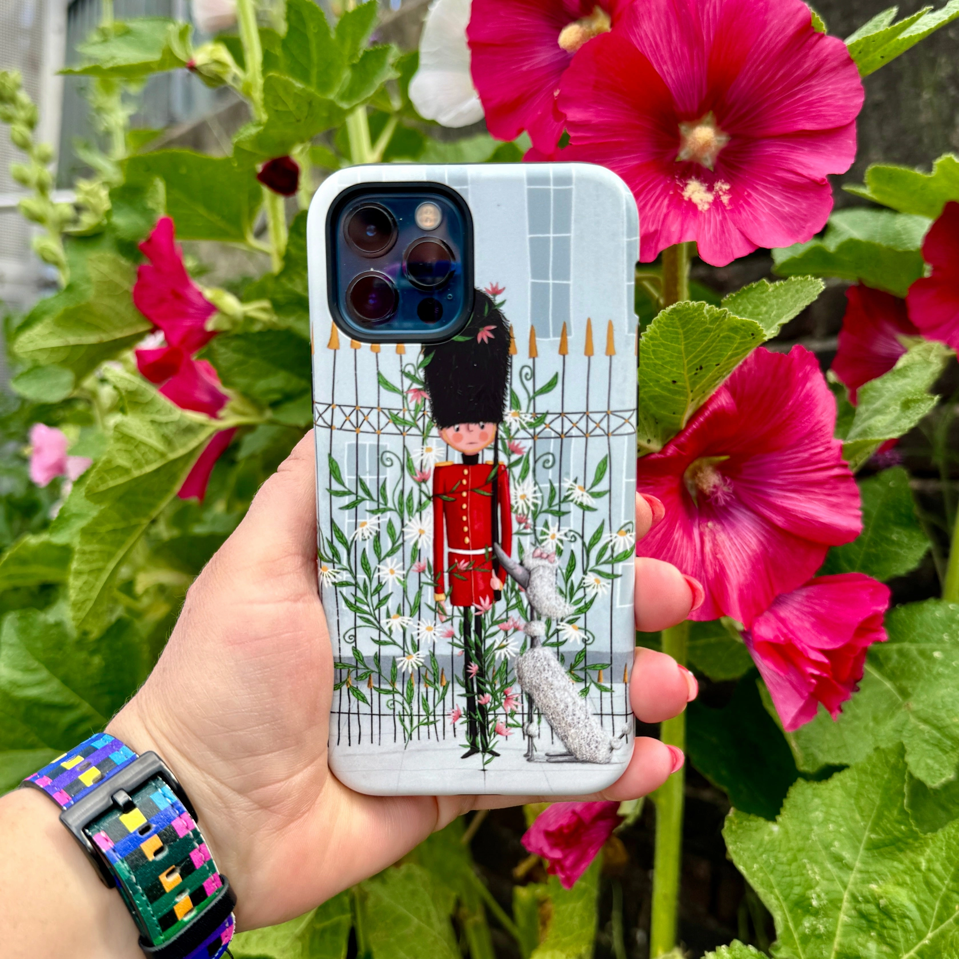 iPhone Tough Case - London In Bloom By Maja Lindberg Clear Design