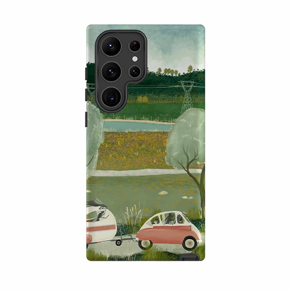 Stylish Look Samsung Tough Case - Happy Holidays By Katherine Quinn