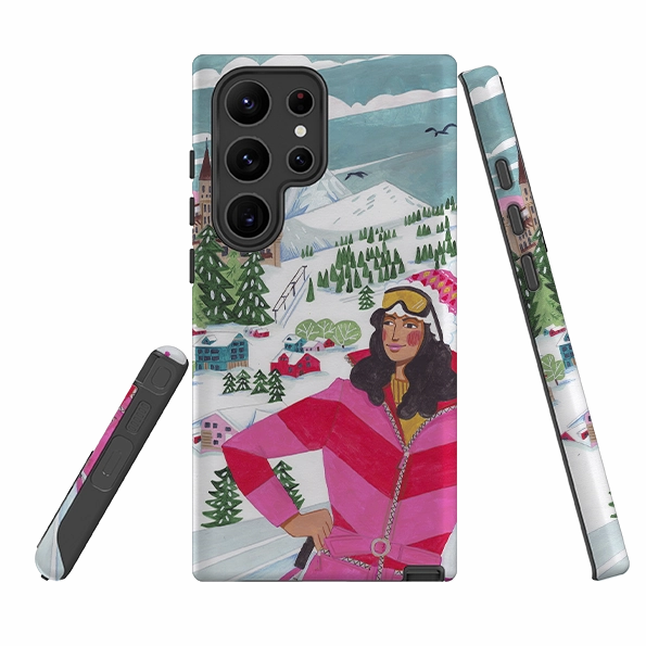 Compact Pattern Samsung Tough Case - Gstaad By Caroline Bonne Muller