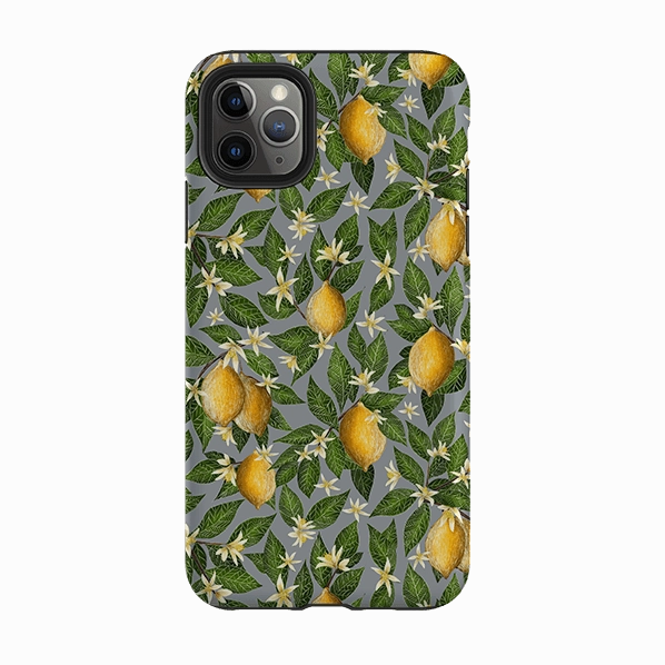 Textured Detail iPhone Tough Case - Lemons By Catherine Rowe
