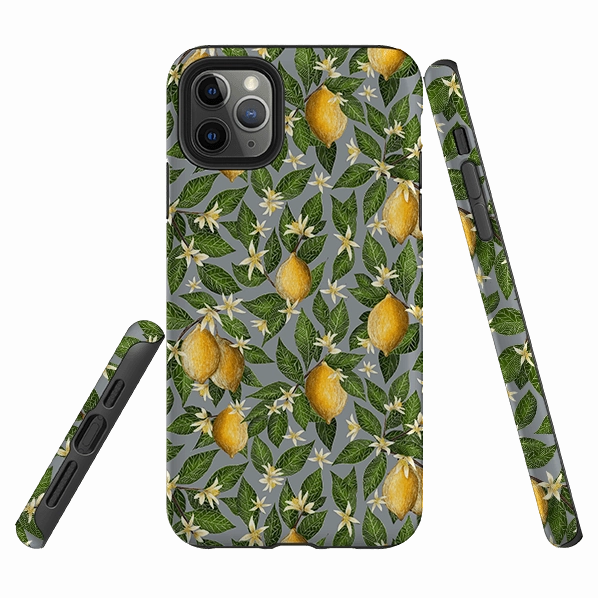 iPhone Tough Case - Lemons By Catherine Rowe TPU Material
