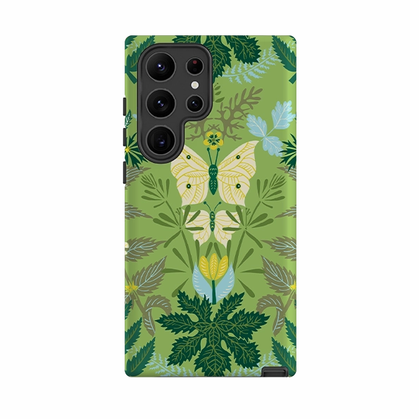 Hard Plastic Samsung Tough Case - Leaf Green By Kate Heiss