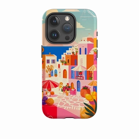 iPhone Tough Case - Mediterranean Landscape Portable Fit