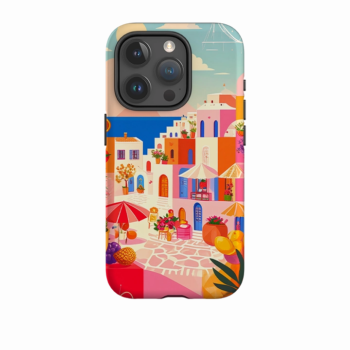 Vivid Surface iPhone Tough Case - Mediterranean Landscape