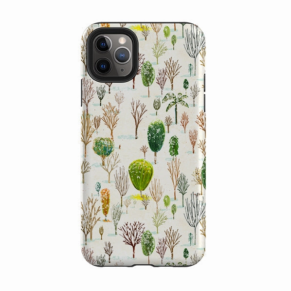 Shock Resistant iPhone Tough Case - Winter In The Arboretum By Katherine Quinn