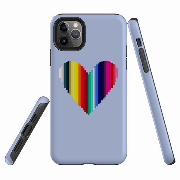 iPhone Tough Case - Cool Heart By Kitty Joseph Smooth Pattern