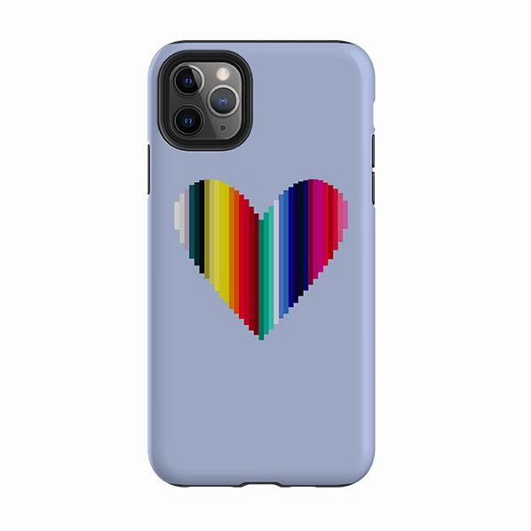 Portable Protection iPhone Tough Case - Cool Heart By Kitty Joseph
