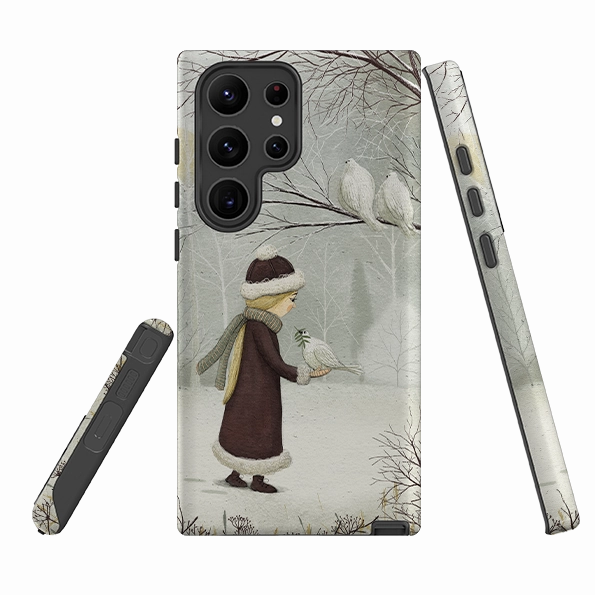 Casual Texture Compact Feel Samsung Tough Case - Peace On Earth By Maja Lindberg