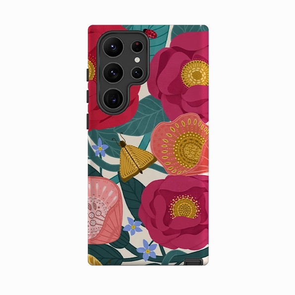 Lightweight Build Quality Samsung Tough  Case - Abundance II By Nina Pace