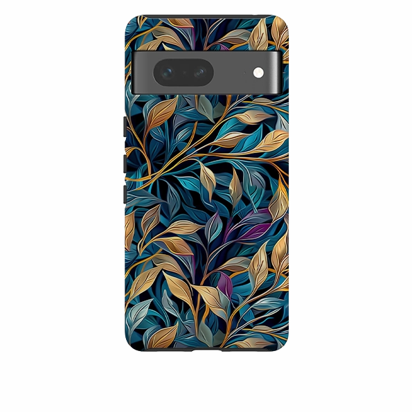 Google Tough Case - Golden Leaves Rugged Texture