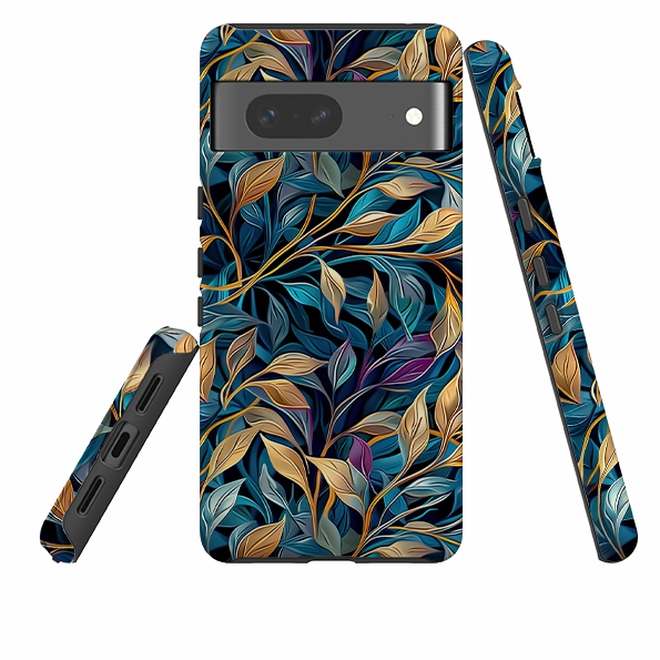 Google Tough Case - Golden Leaves Luxury Texture
