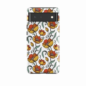 Google Tough Case -  Happy Floral Vibrant Finish Modern Minimalism