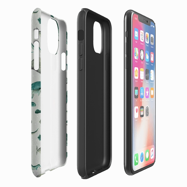 iPhone Tough Case - Ancient Oceans By Katherine Quinn Polished Surface