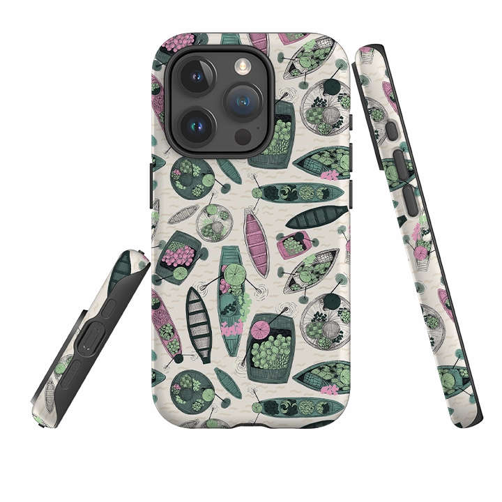 iPhone Tough Case - Floating Markets B By Jade Mosinski Casual Wear Soft Detail Layer