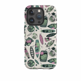 Matte Pattern iPhone Tough Case - Floating Markets B By Jade Mosinski