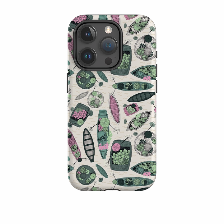 Everyday Carry Long Lasting iPhone Tough Case - Floating Markets B By Jade Mosinski
