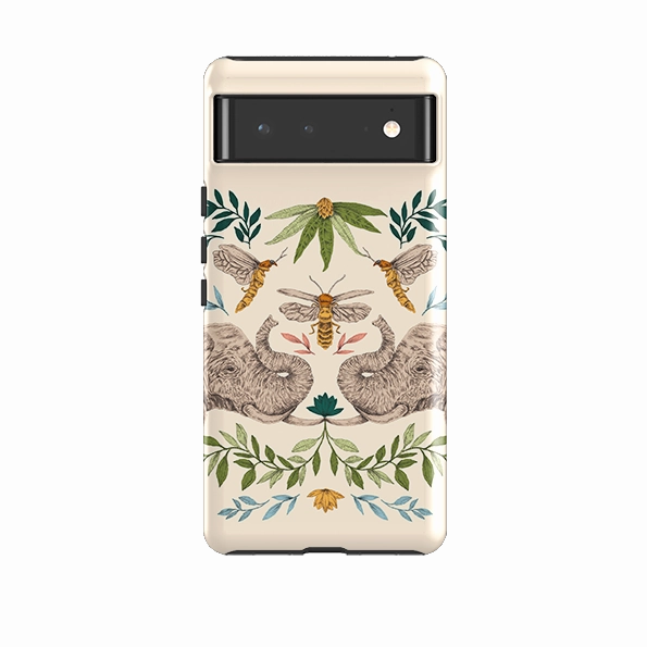 Flexible Material Google Tough Case -  Elephant Firefly By Jade Mosinski