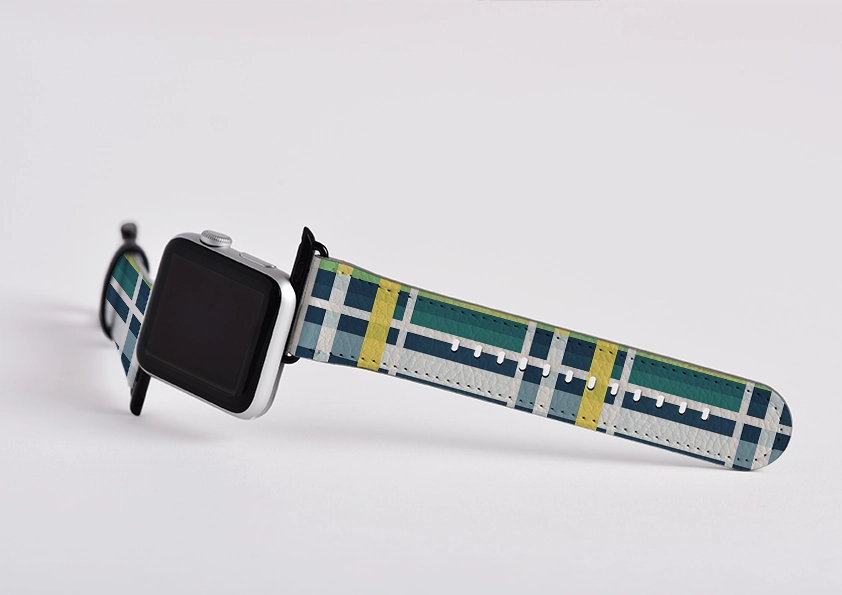 Forest Gingham Apple Watch Strap Outdoor Daily Accessory