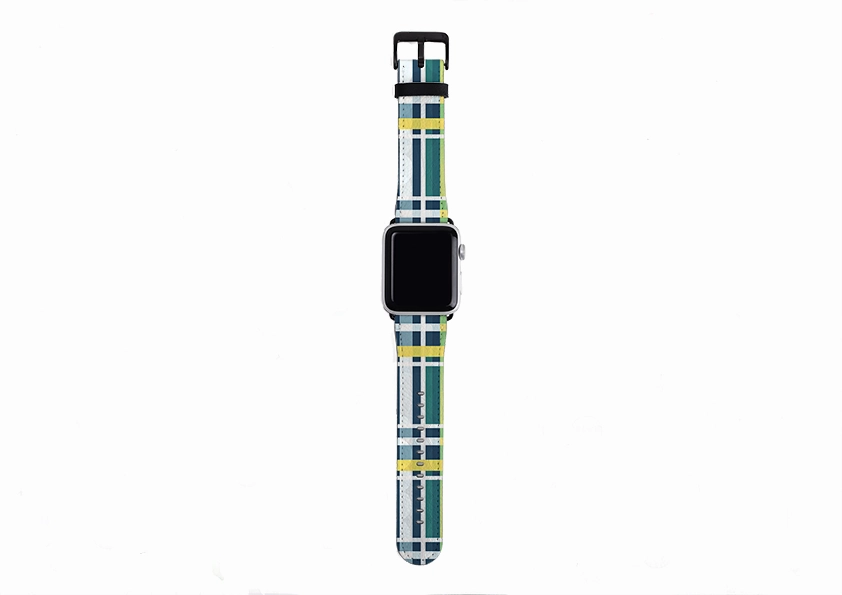 Comfort Layer Forest Gingham Apple Watch Strap