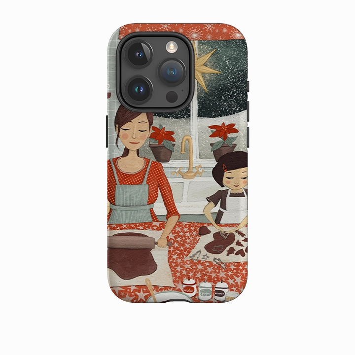 iPhone Tough Case - Sugar and Spice By Maja Lindberg Dust proof Comfort Edge Layer