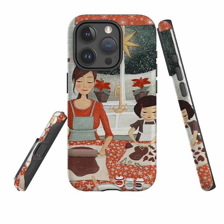 Durable Edge Layer iPhone Tough Case - Sugar and Spice By Maja Lindberg