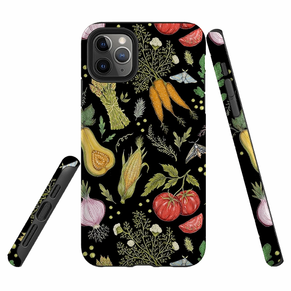 Durable Detail Gloss Finish Texture iPhone Tough Case - Vegetables By Catherine Rowe