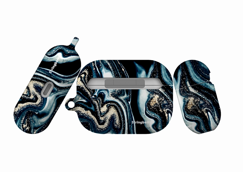 Blue Royalty AirPod Pro Case ( Gen 1 & 2 ) rubberized grip airpods cover