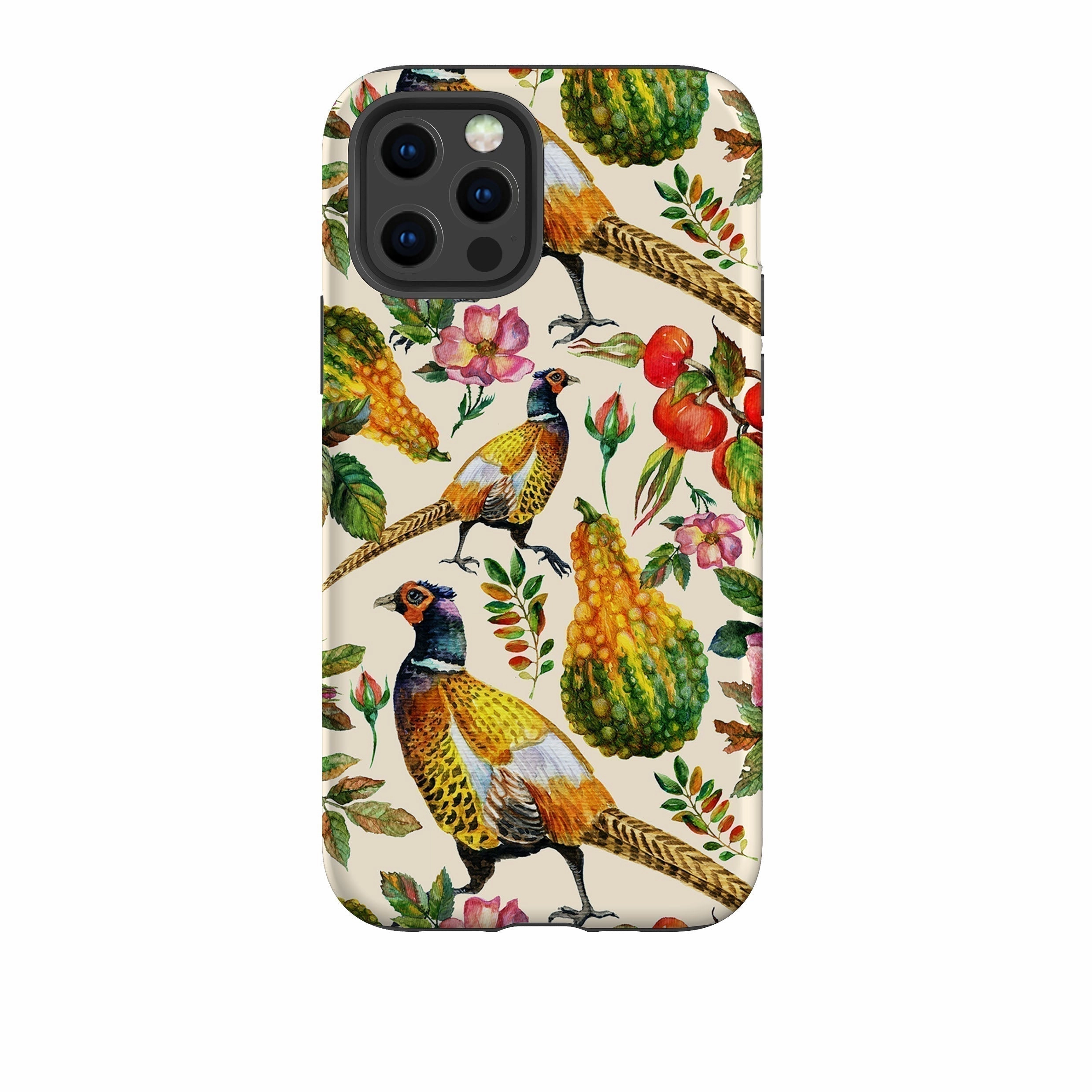 Compact Texture Layer Grip Texture iPhone Tough Case - Harvest