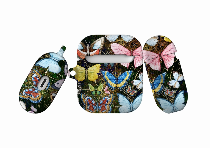 portable neon travel protector Arebury Airpod Case ( Gen 1 & 2 )