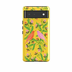 Shock Layer Soft Interior Google Tough Case -  Love Birds By Lee Foster Wilson