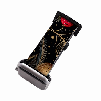 Stylish Classic Fit Golden Winter Floral