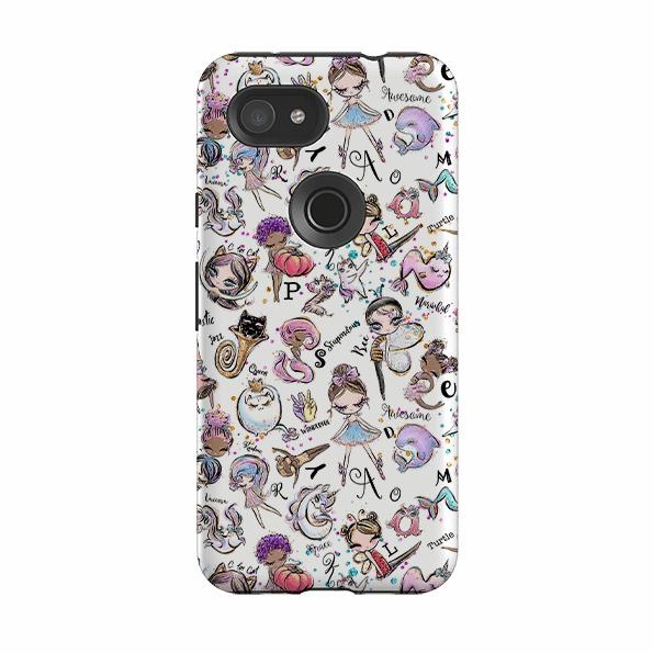 Stylish Detailing Everyday Function Google Tough Case -  Alphabet Pattern