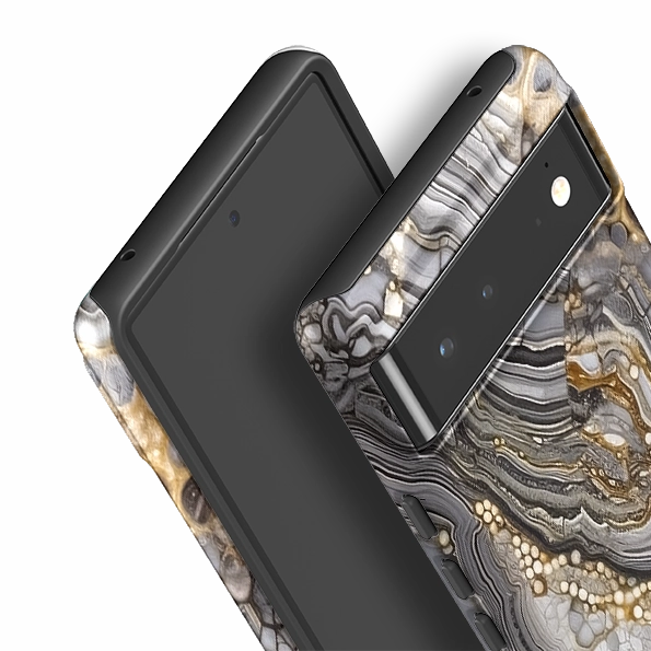 Google Tough Case -  Arabescato Sleek Detail