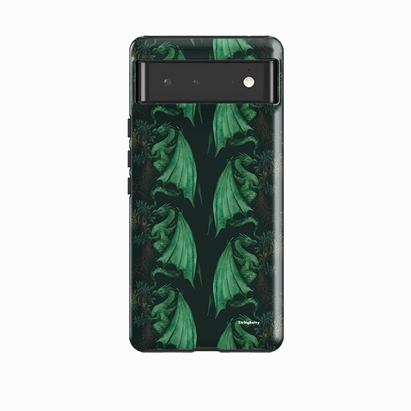 Elegant Texture Google Tough Case -  Arbor Dragon Pattern By Anna Stead