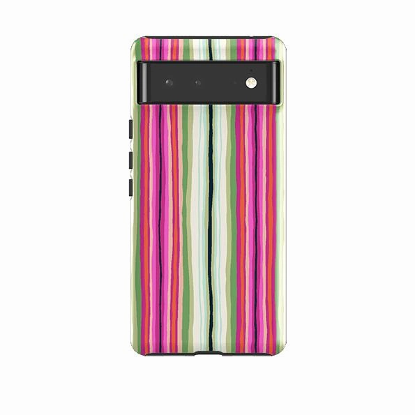 Google Tough Case -  Atelier Stripe Windflower By Sarah Campbell Hand Friendly