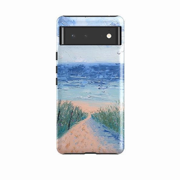 Google Tough Case -  Beach Path By Mary Stubberfield Protective Layering Lightweight Build Quality