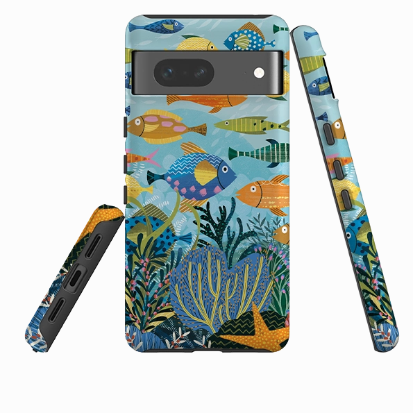 Rugged Design Google Tough  Case - Beneath The Waves II By Ali Brookes