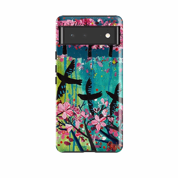 Google Tough Case -  Blackbirds By Claire West Premium Detail Finish