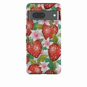 Google Tough Case -  Blue Strawberries By Catherine Rowe Fashion Statement Handheld device