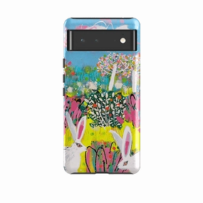 Durable Protection Layer Google Tough Case -  Bunnies By Claire West