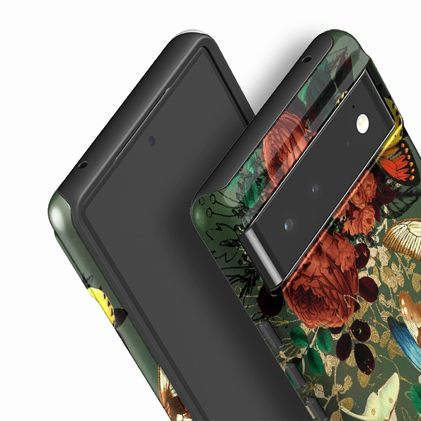 Google Tough Case -  Butterflies Soft Edge Look Fashion Accent