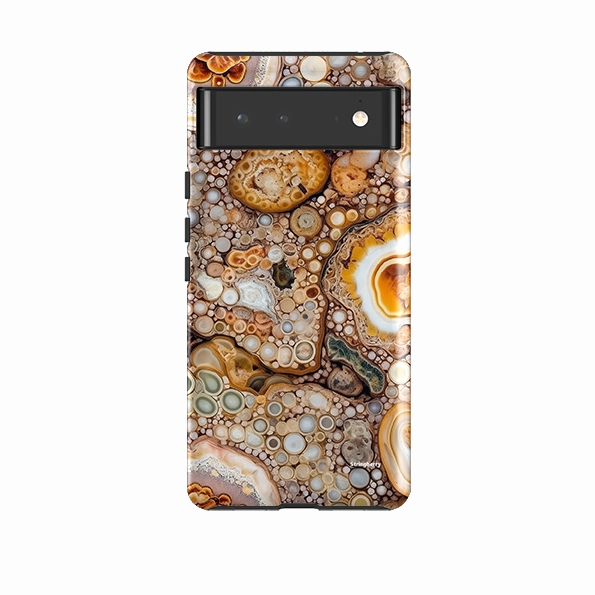 Google Tough Case -  Calacatta Affordable option Shockproof Edge