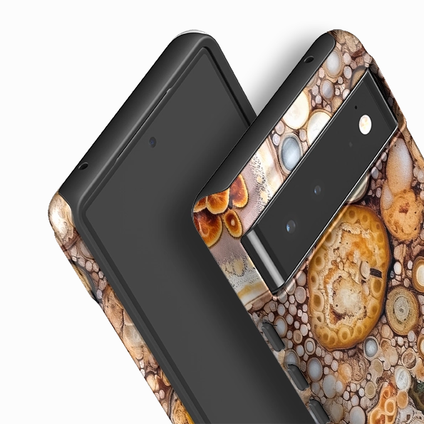 Daily Durability Compact Feel Google Tough Case -  Calacatta