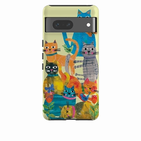 Google Tough  Case - Cat Party By Tracey English Stylish Shape Premium Material
