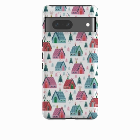 Google Tough Case - Christmas Gingerbread By Ali Brookes Colorful Pattern
