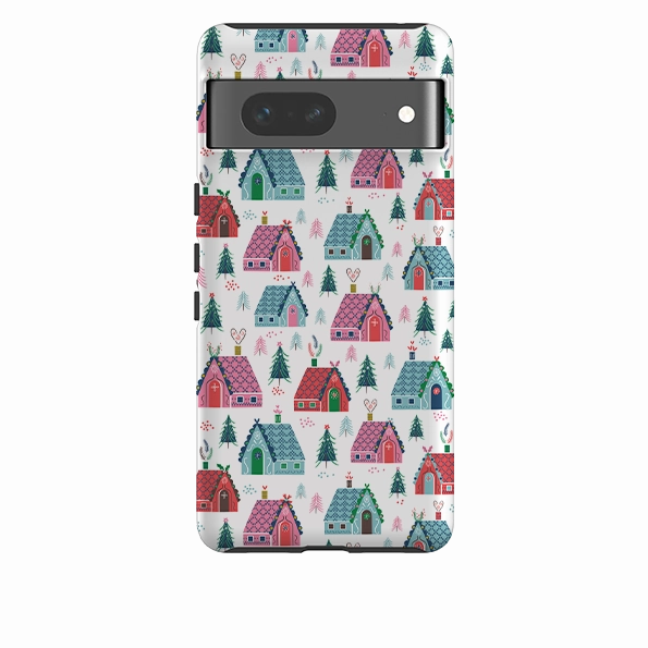 Google Tough Case - Christmas Gingerbread By Ali Brookes Colorful Pattern